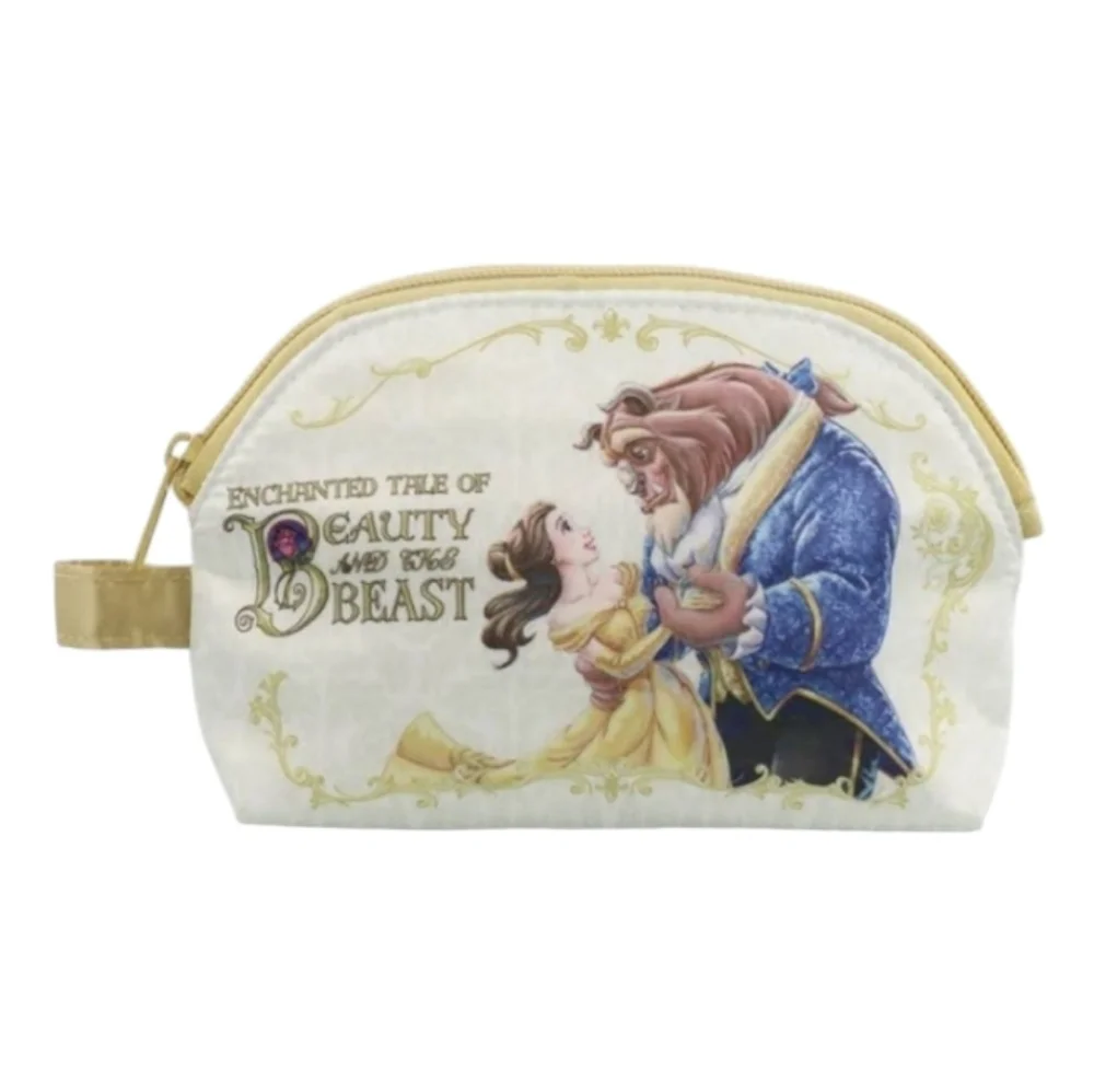 Tokyo Disney Enchanted Tale Beauty and the Beast cosmetic bag pouch